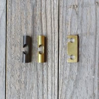 真鍮でできたコードアジャスター　3種