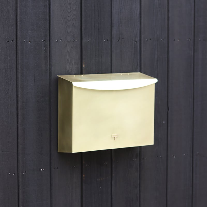 最終！新品　未使用玄関ポスト口　真鍮 WORKS｜真鍮／銅／黒染シンプルポスト(オーダーメイド可能） ｜WATO