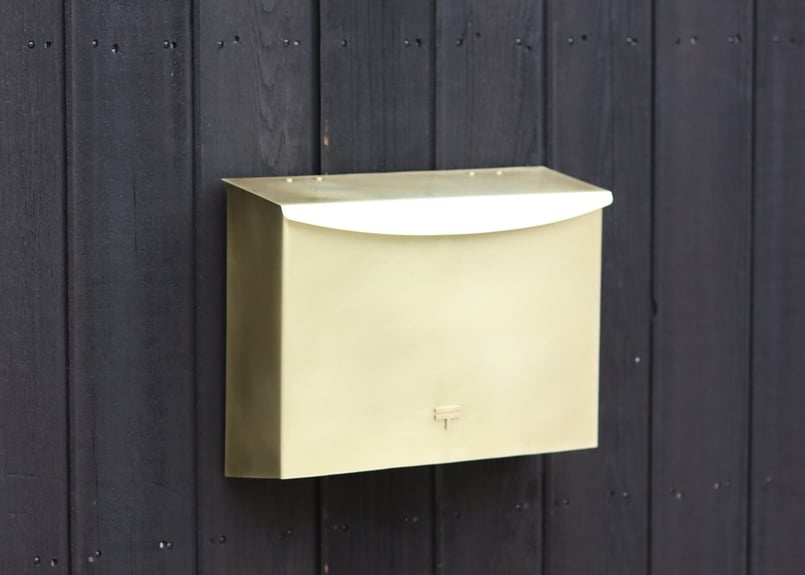 最終！新品　未使用玄関ポスト口　真鍮 真鍮 郵便受け口（ポスト口） | 和金物 小澤金物店