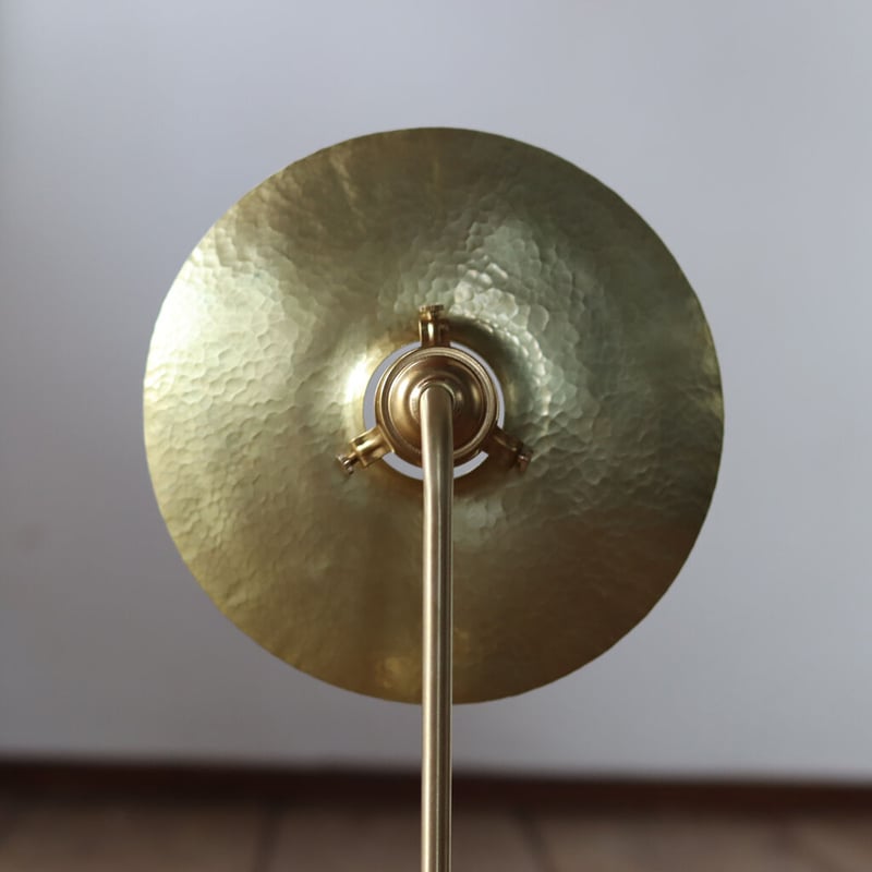 wato鎚目模様のシェードランプ E17銅素地200mm 鎚目模様のシェード