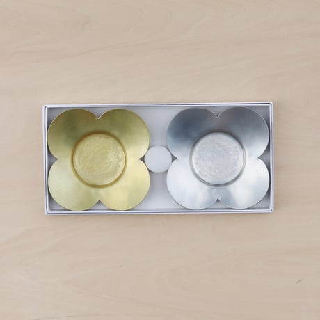 花輪茶托　【　金銀ギフトセット　】