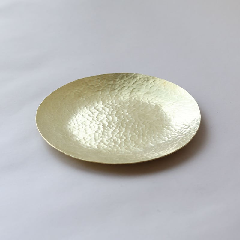 イリス　錫満月皿 錫デザート皿 – 烟月・えんげつ / Pewter dessert plate