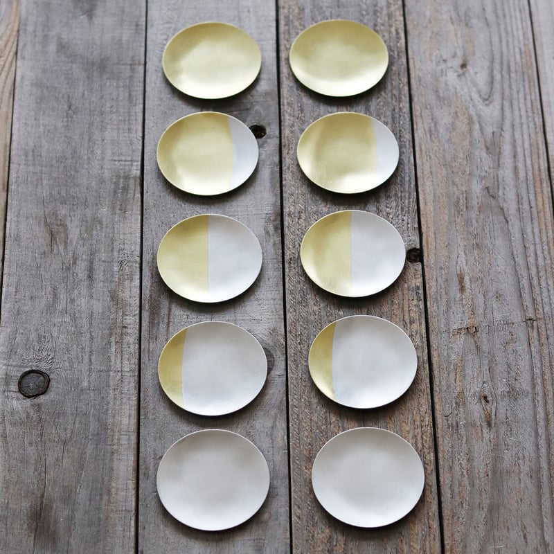 月豆皿 満ち欠け5枚セット | WATO