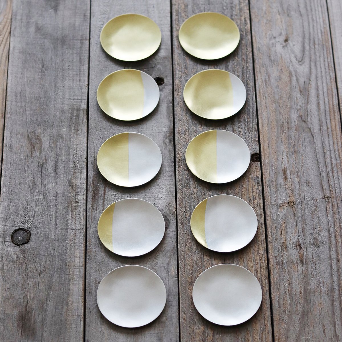 月豆皿 満ち欠け5枚セット | WATO