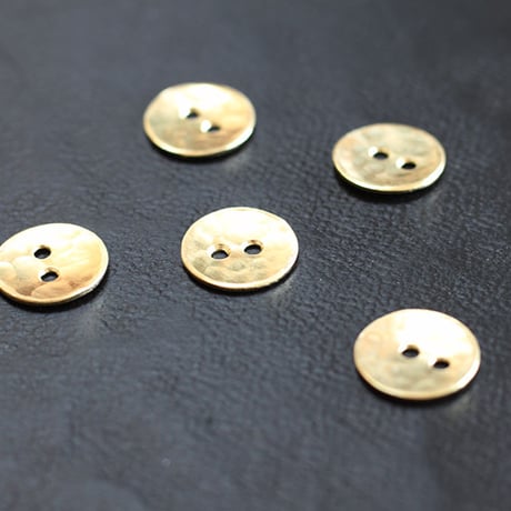 鎚目模様の満月ボタン（真鍮製ボタン）