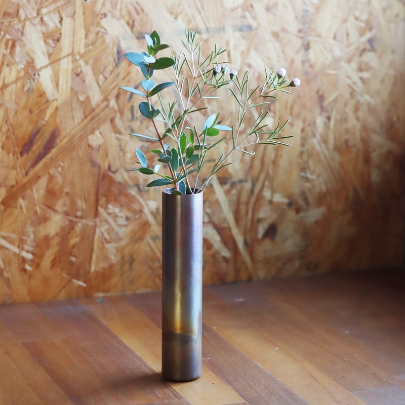 小花瓶 銅黒染 | WATO