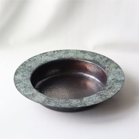緑青帽子花器