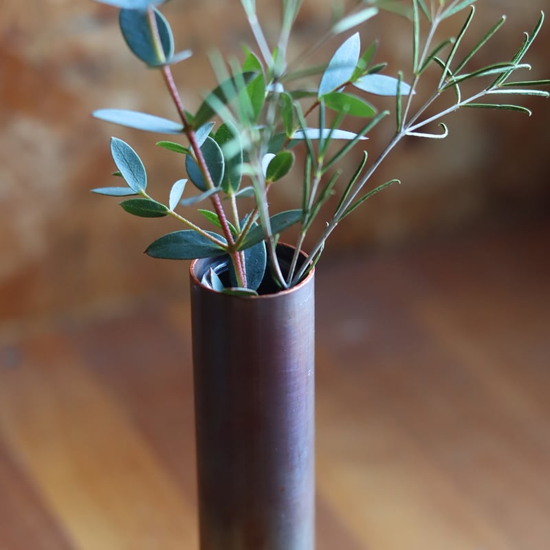 小花瓶 銅黒染 | WATO