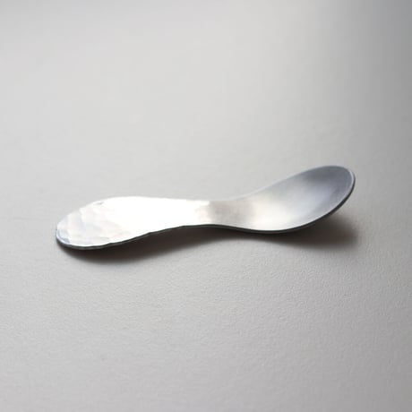 鎚目模様のアイスクリームスプーン