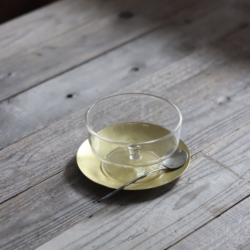 ガラスカップ＆真鍮ソーサー | WATO