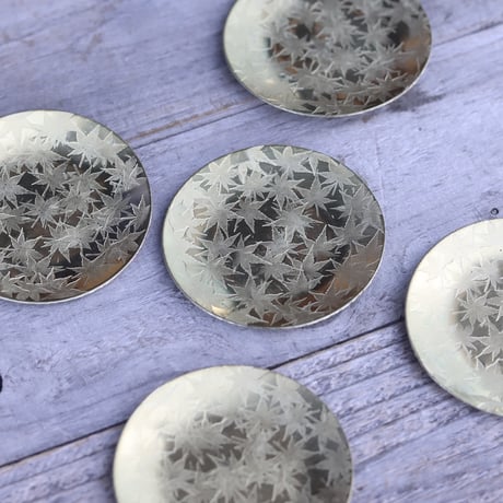 真鍮の紅葉豆皿