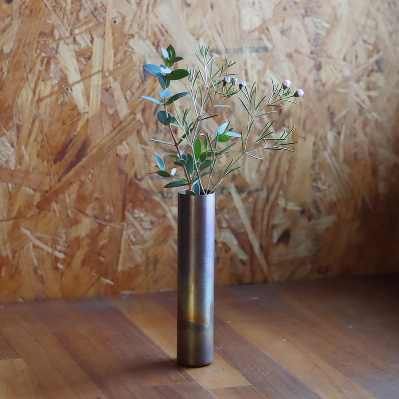 小花瓶 銅黒染 | WATO