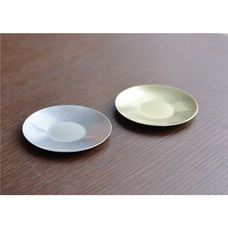 真鍮プレーン小皿φ75 〜中国茶托に〜 | WATO