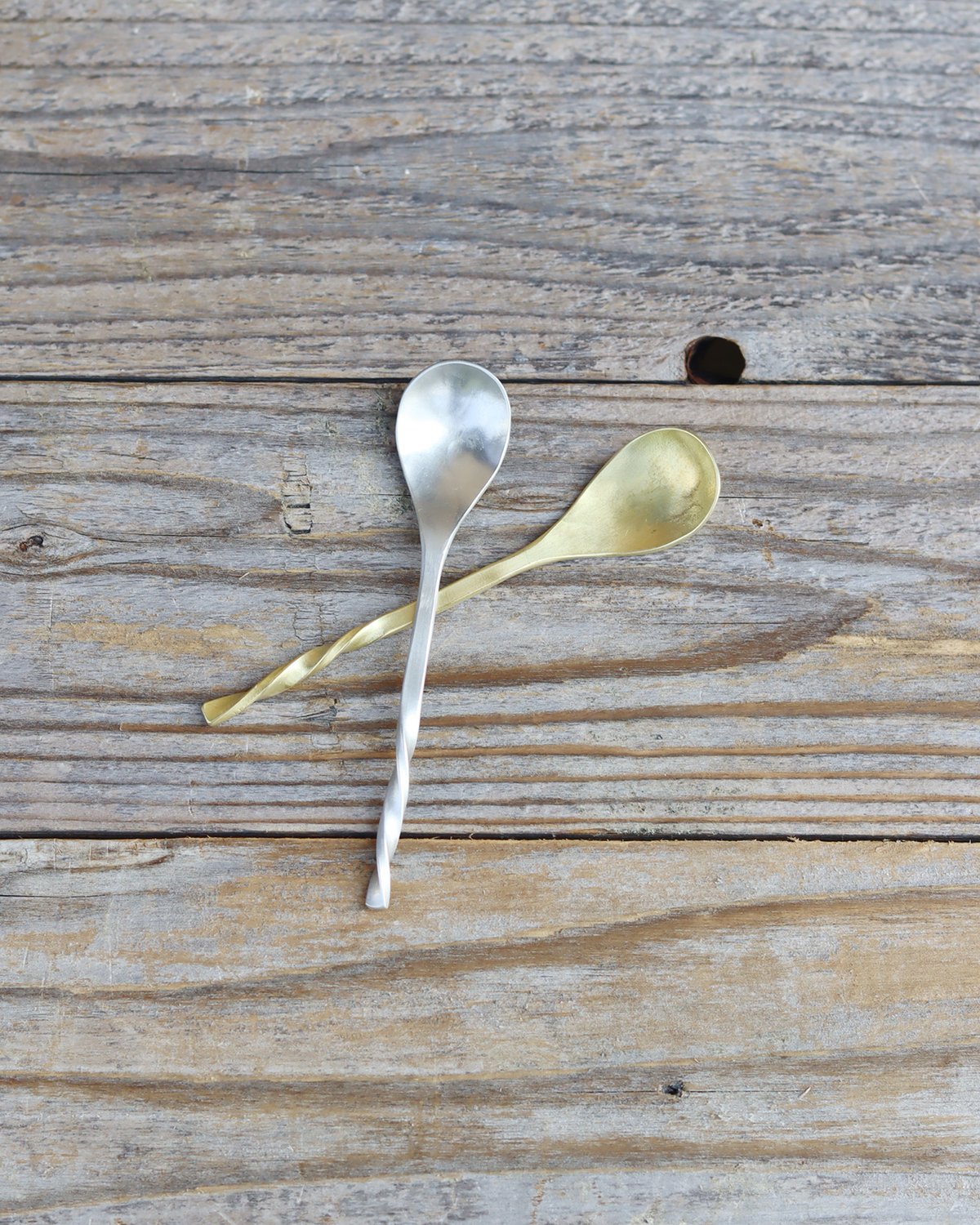 真鍮シュガースプーン [ らせん ] | WATO