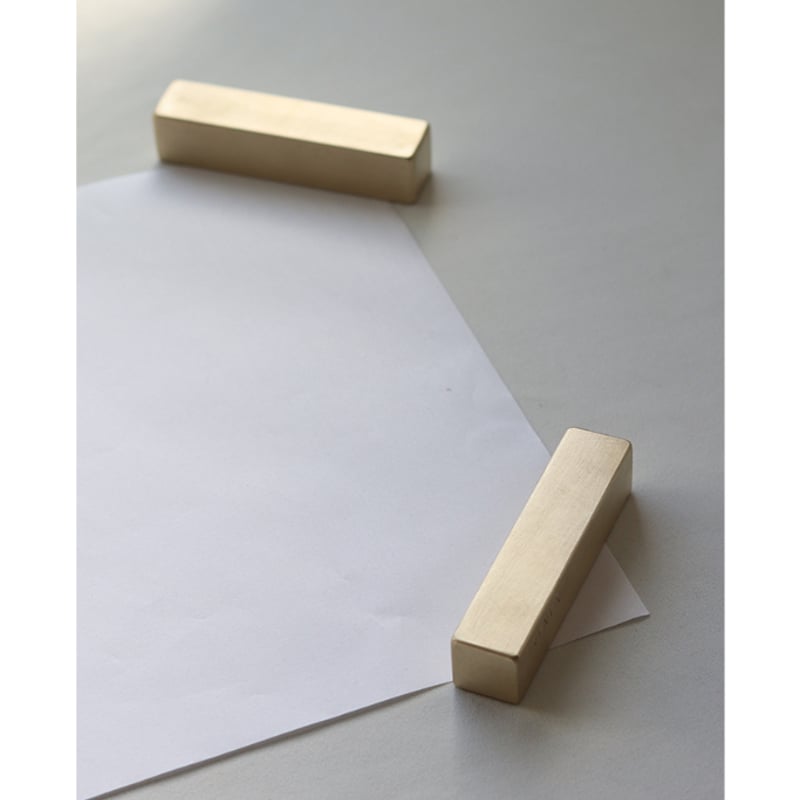 真鍮文鎮 [ 書道用左右タイプ ] | WATO