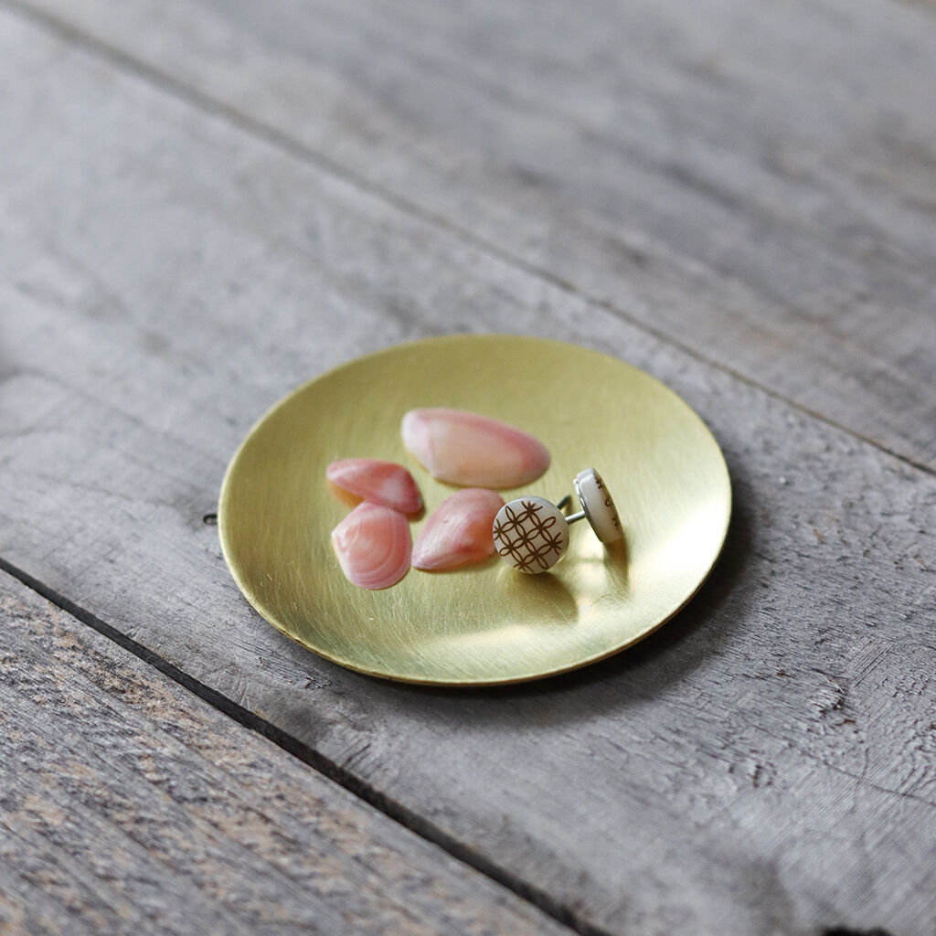 真鍮製皿 3枚セット 約16.5cm 真鍮製皿 3枚セット 約16.5cm