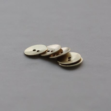 満月ボタン（真鍮製ボタン）プレーン 5個セット