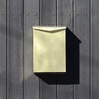 真鍮ポスト　縦型　　[  受注生産  ]