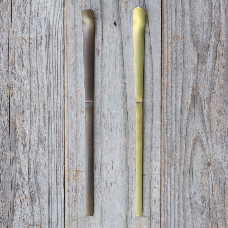 極上 茶杓 長さ約18cm 東岩7-0819① 栗山園オンライン通販部 / 【出物】 茶杓「山清水」 長谷川寛州