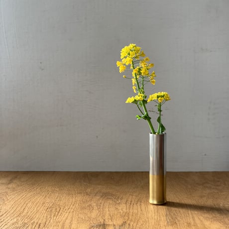 小花瓶　真鍮錫