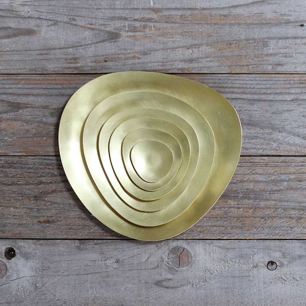 molds 真鍮のお皿 真鍮の丸皿/S 菓子皿 お香立て minimal plate <circle-S