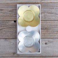 花輪茶托　【　金銀ギフトセット　】