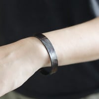 純銅黒染バングル