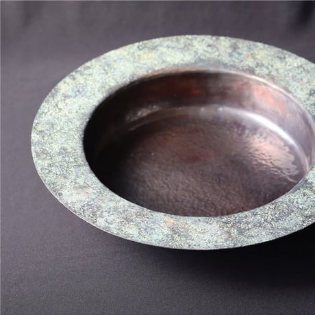 緑青帽子花器