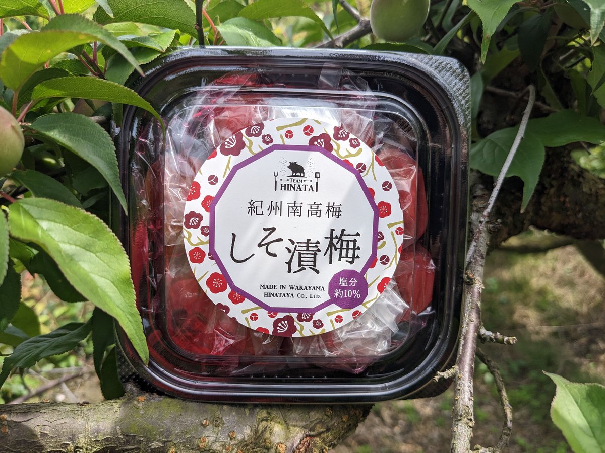 梅干し(しそ漬梅) 200g × 3個 | HINATAYA ONLINSE STORE