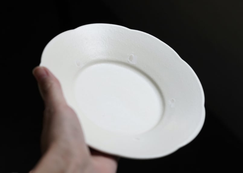 園22 : 輪花皿 / 貫入 / 花弁8枚 | ヨリフネ