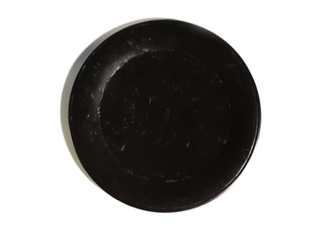 杉09 :  リム皿22cm /  黒
