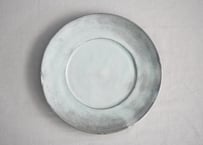 八12　古粉引　８寸三島リム皿