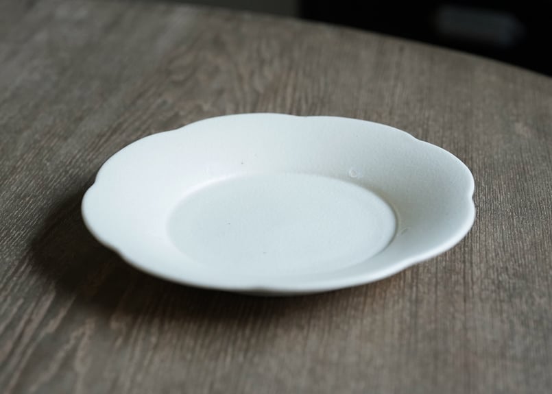 中国 十弁輪花碗（洗筆）　u6230833 中国 十弁輪花碗（洗筆）u6230833