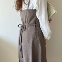 【予約】back ribbon cami onepiece
