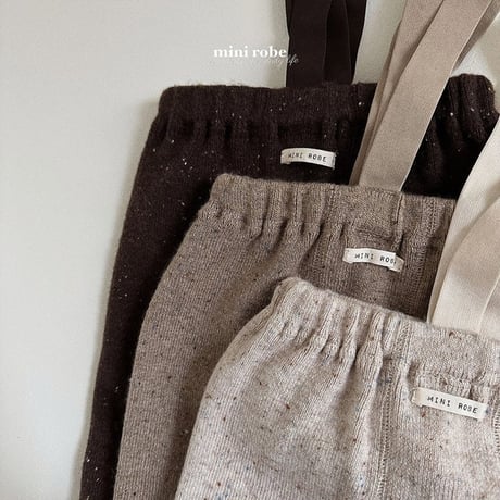 【即納】minirobe momo Knit leggings