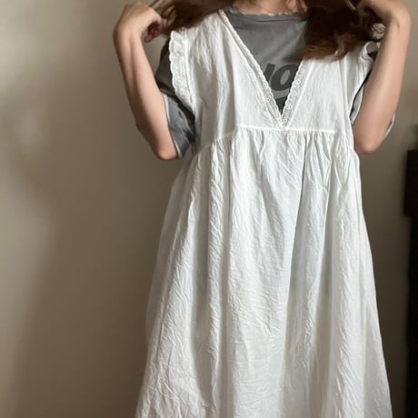 【予約】apron onepiece