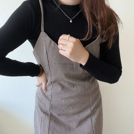 【予約】back ribbon cami onepiece
