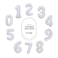 【予約】number balloon（70-75㎝）
