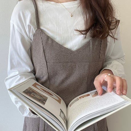 【予約】back ribbon cami onepiece
