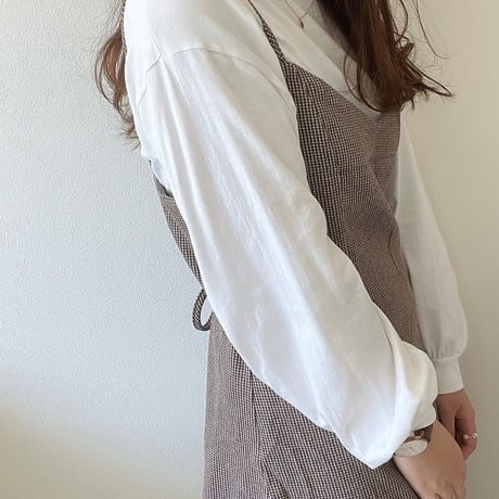 【予約】back ribbon cami onepiece