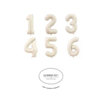 【即納】latté number balloon