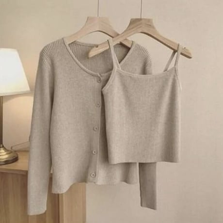 【予約】cardigan set