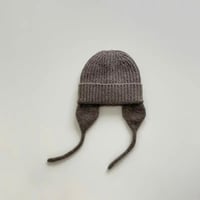 【即納】earmuff knit hat