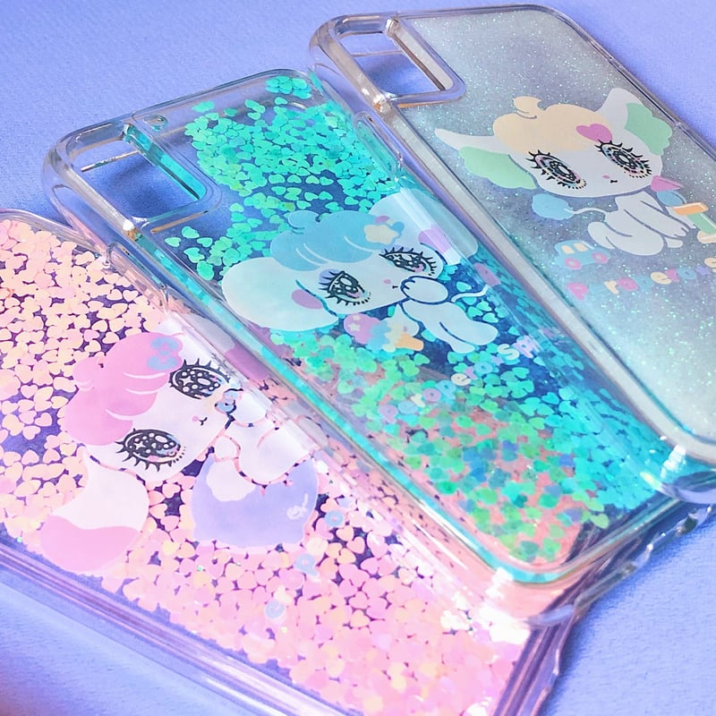スマホケース/キラキラグリッター/シリコン キラキラグリッターきゅんスマホケース | PEROPERO SHOP