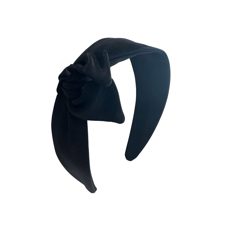 Jennifer Ouellette／Faille Detail ヘアバンド(ブラック) |