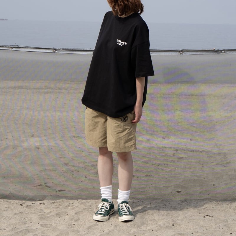 BASIC S/S TEE #1 BLACK | What's up ?