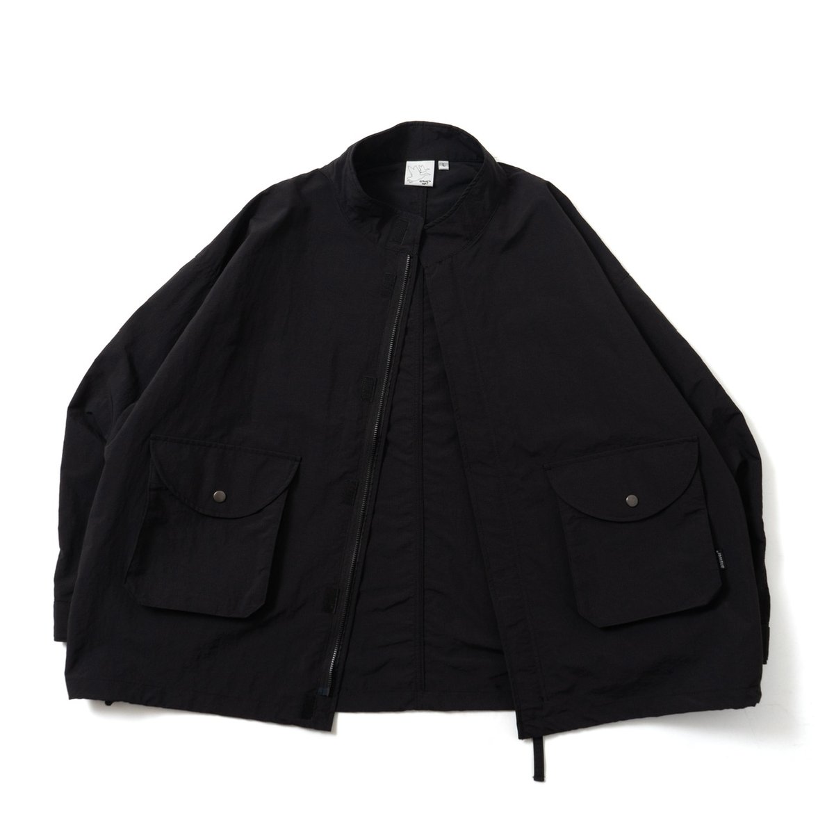 NYLON RIPSTOP JACKET BLACK