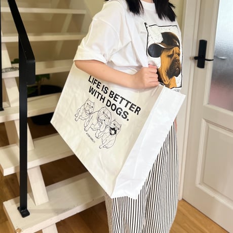 犬がいる人生はもっと素晴らしいレジャーバッグ
