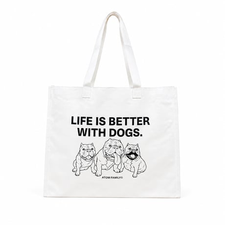 犬がいる人生はもっと素晴らしいレジャーバッグ
