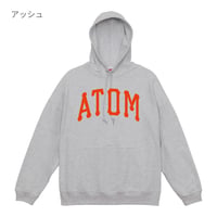 ATOMスウェットパーカ（アッシュ）